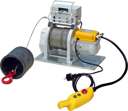 Bauwinde 160L mit Montageplatte