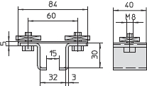 C-Schienenhalter