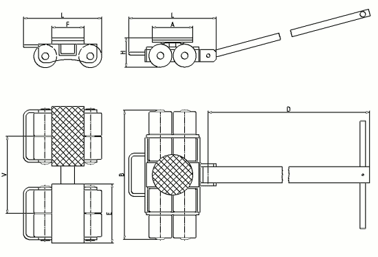 Technische Zeichnung der ECO-Skate 1