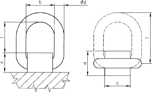 Skizze des Anschlagpunktes TAPS