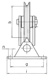 Drahtseilrollenbock