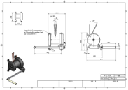 Maßblatt Handseilwinde WH5S
