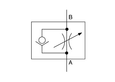 Absperrdrosselventil ADV-1 Schema