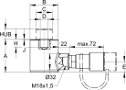 Maßblatt: Leichtmetallzylinder HLO HLM HLZ