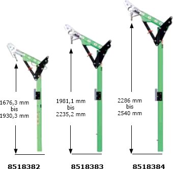 Davitarm Oberer Mast