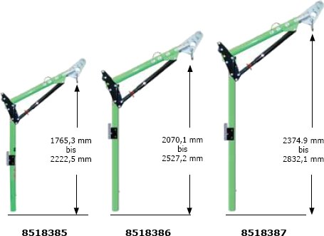 Davitarm Oberer Mast