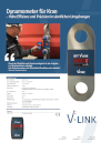 Flyer über die Vorzüge des Dynamometers V-Link