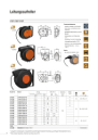 Hersteller-Katalog Aufroller, Federzüge, Balancer