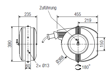 AIRCRAFT Druckluft-Schlauchaufroller SAR 10/15 M PRO mit Aufrollautomatik - 15 m | 17 bar Online Shop AIRCRAFT Druckluft-Schlauchaufroller SAR 10/15 M PRO mit Aufrollautomatik - 15 m | 17 bar Online Shop