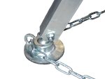 Alu-Dreibaum Kettensicherung