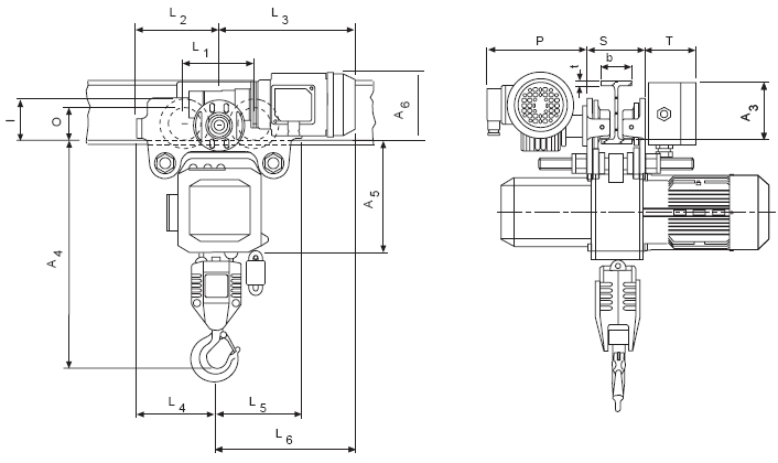 Elektrokettenzug CPE Elektrofahrwerk