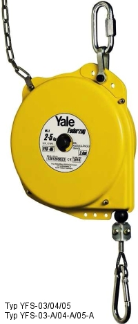 Federzug YFS-03/04/05 und YFS-03-A/04-A/05-A  Traglast von 2,0 bis 10,0 kg