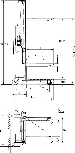 Handstapler Modell HG Skizze