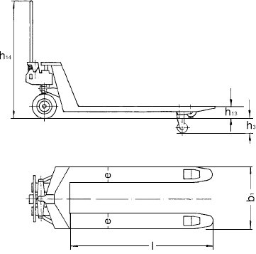 Hubwagen HU 25-130 TP - H.-O. Rosinski GmbH