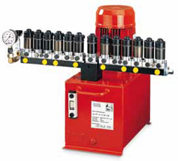 Elektro-Hydraulikaggregat PY mit 4-fach-Verteiler
