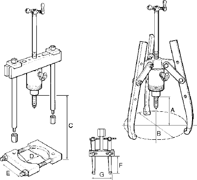 hydraulische Abziehvorrichtung Skizze