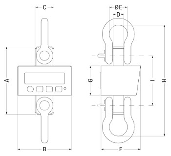 Kranhakenwaage TKE und TKI