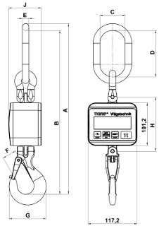 Kranhakenwaage TKL und TKR